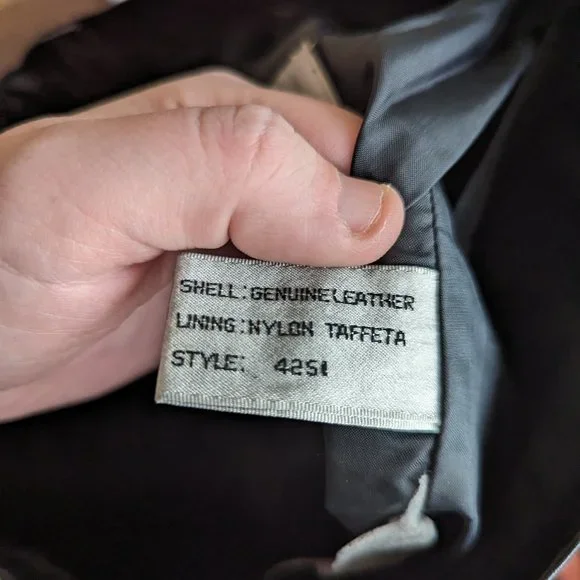 Wilson's Vintage Leather Skirt | Sz 12 | Goth, Grunge, Punk - Picture 4 of 6